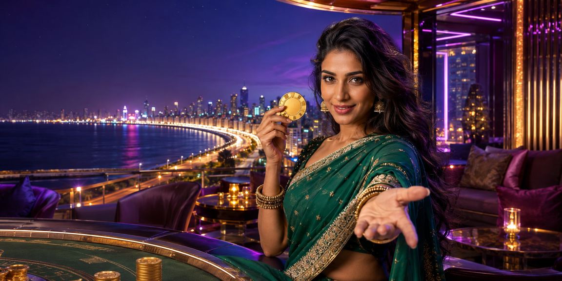 Mumbai Marine Drive with casino deposit theme